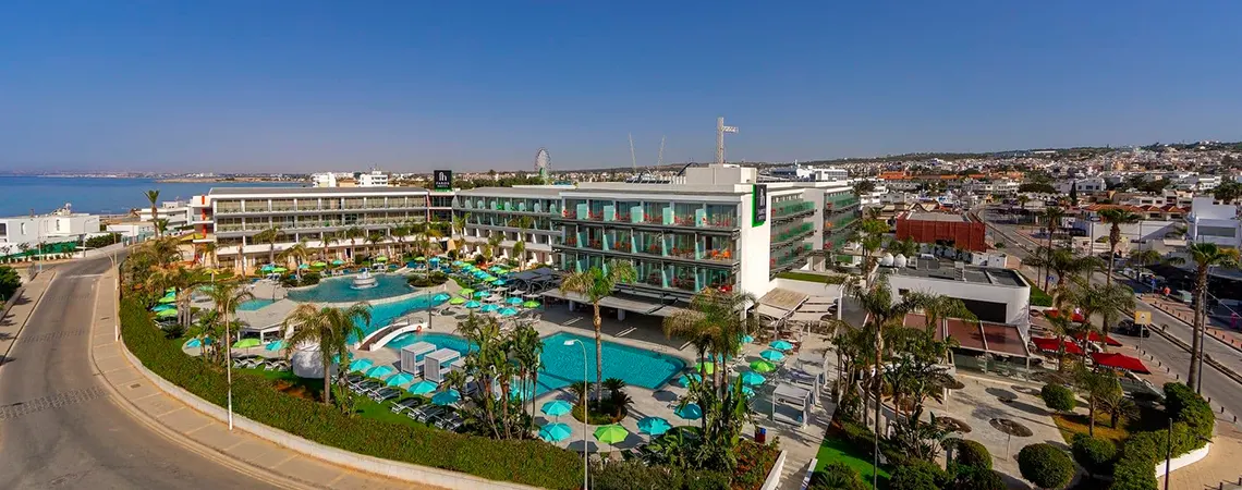 Aussenansicht Faros Hotel Ayia Napa Zypern