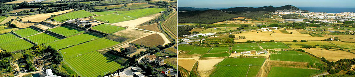 fussballplatz spanien lloretdemar topten vogelperspektive